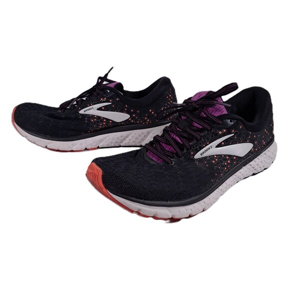 Brooks Glycerin 17 Running Shoes Women 11 Medium B Athletic Black Purple - Picture 3 of 15